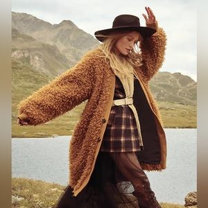 Mongolian Faux Fur Liner Coat